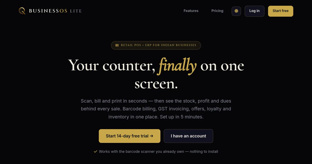 Qyverix Business OS website built by Qyverix